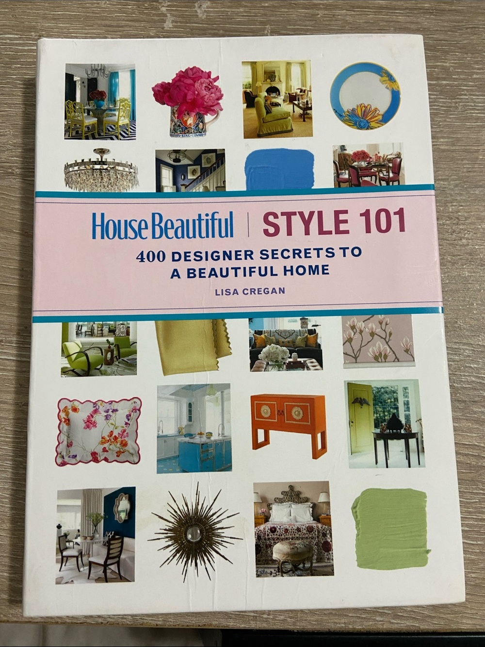 Style 101 - Pink & Blue Cover Home Accents Book by